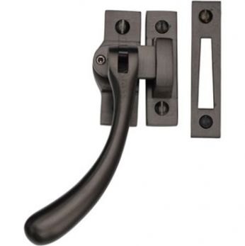 V1008L MP/HP-MB - Lockable Casement Window Fastener Ball Design Matt Bronze finish - by Heritage Brass